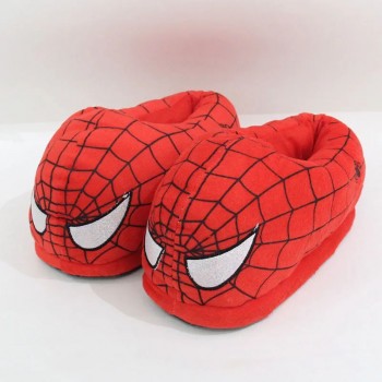 Spider-man anime plush shoes slippers a pair 280MM