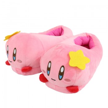 Kirby anime plush shoes slippers a pair 280MM