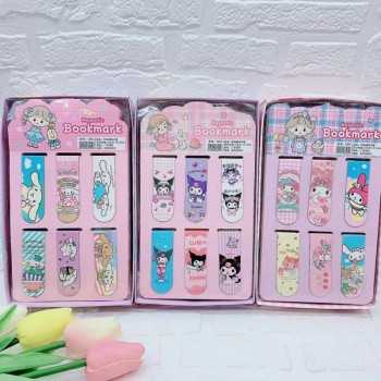 Sanrio Melody kitty Cinnamoroll Kuromi anime magnetic bookmarks