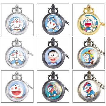 Doraemon anime small necklace pocket watch