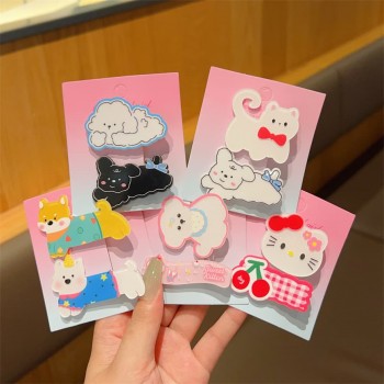 Cute dog anime BB hairpin hair clip