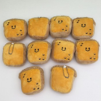 4inches Toast Bread plush dolls set(10pcs a set)