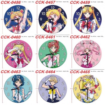 Sailor Moon anime round wall clocks