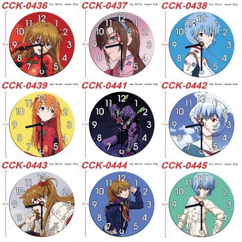 EVA anime round wall clocks