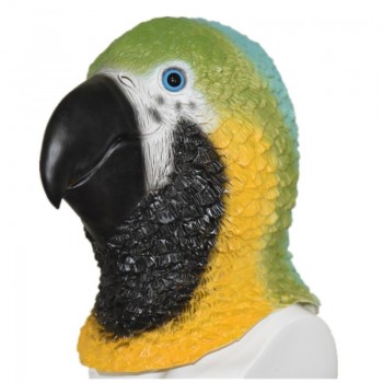 Halloween Parrot Cosplay Latex Mask