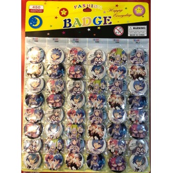 Re:Life in a different world from zero brooches pins 48pcs/24pcs