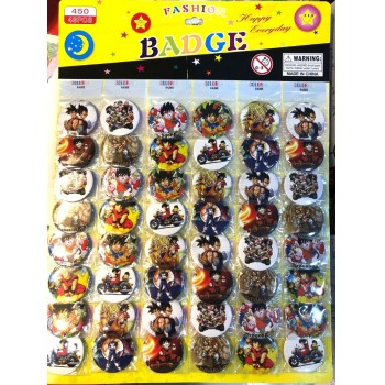 Dragon Ball anime brooches pins 48pcs/24pcs