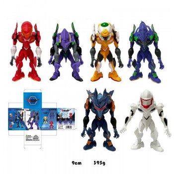 EVA Neon Genesis Evangelion Mech anime figures set(6pcs a set)(OPP bag)