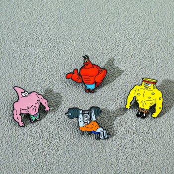 Spongebob anime alloy brooch pins