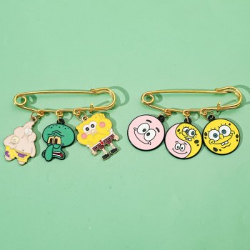 Spongebob anime alloy brooch pins