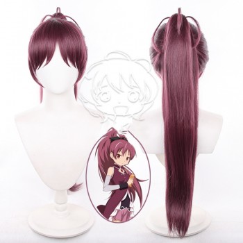 Puella Magi Madoka Magica Sakura Kyouko anime cosplay wig