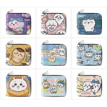 Chiikawa anime zipper wallet purse