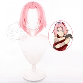 Naruto Haruno Sakura anime cosplay wig