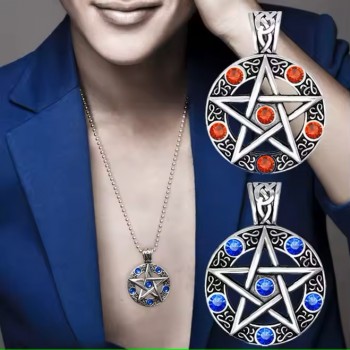 Kuroshitsuji Black Butler Amulet Pentagram Pentacle Five Star Necklaces