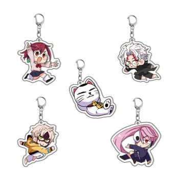 Dandadan anime arylice keychain key chains