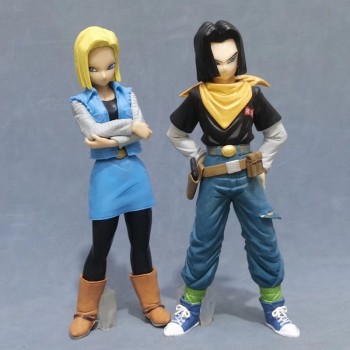 Dragon Ball Android 17 Lapis 18 lazuli anime figure