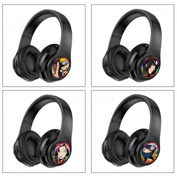 Naruto anime wireless bluetooth stereo support card earphone headphones