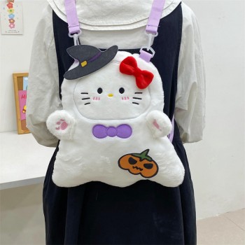 Hello kitty anime plush backpack bag