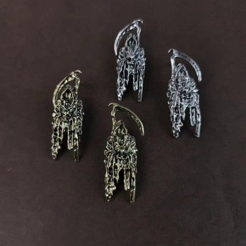 Halloween Hell Death Skull Skeleton Drop Earrings