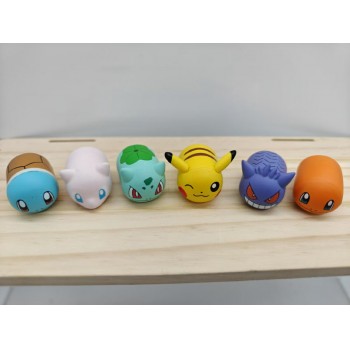 6PCS Pokemon anime figures set(OPP bag)