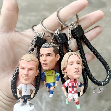 NBA football figure dolls key chain PVC 6.5-7cm