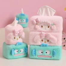 Sanrio Melody kitty Cinnamoroll Kuromi anime plush tissue box