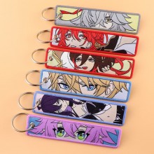 Honkai Star Rail game Woven Label Lanyard Key chain Tag