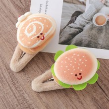 Hamburger Bread anime BB hairpin hair clip