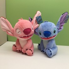 9inches Stitch anime plush dolls(2pcs a set)23CM