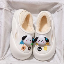 Pochacco hole slippers shoes a pair