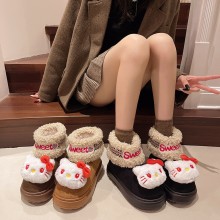 Hello Kitty snow boots anime slippers shoes a pair