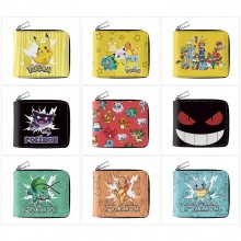 Pokemon anime zipper wallet purse