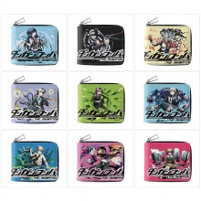 Dangan Ronpa anime zipper wallet purse