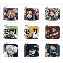 Demon Slayer anime zipper wallet purse