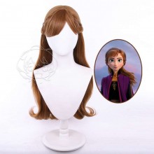 Frozen Anna anime cosplay wig