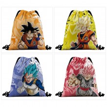 Dragon Ball anime nylon drawstring backpack bag