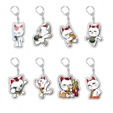 Dandadan anime arylice keychain key chains