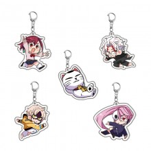 Dandadan anime arylice keychain key chains