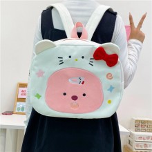 Hello kitty anime canvas backpack bag