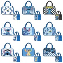 Stitch anime lunch box insulated thermal bags