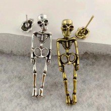 Halloween Skull Skeleton Drop Earrings