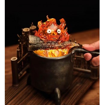 Calcifer flame anime figure(can lightable)