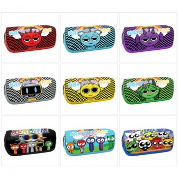 Sprunki Incredibox game pen bag pencil case