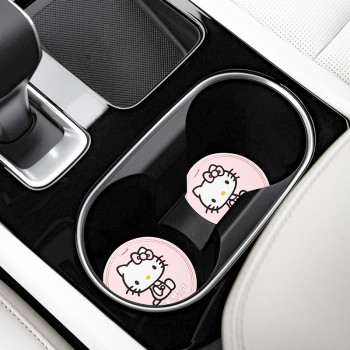 Sanrio Hello Kitty Car cup Coasters Pads