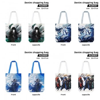 Nurarihyon no Mago anime denim shopping bags