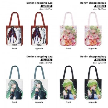 Code Geass anime denim shopping bags