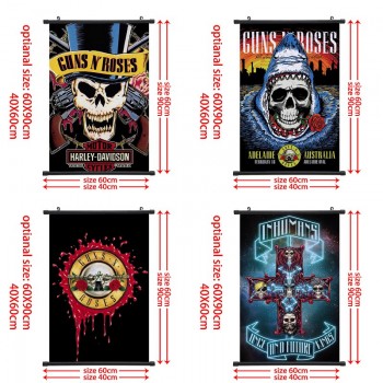 Guns N' Roses band star wall scroll wallscrolls