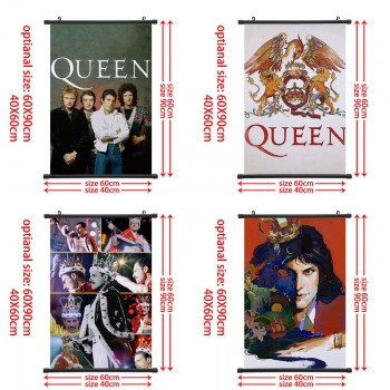 Queen band star wall scroll wallscrolls