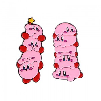 Kirby anime alloy brooch pins