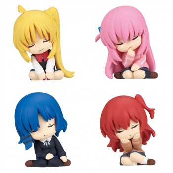 Original Bocchi The Rock sleeping anime figures set(4pcs a set)